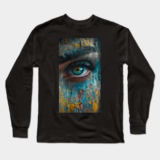 Painted eye 10K resolution Long Sleeve T-Shirt